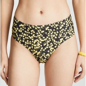 Ganni high waisted bikini bottom